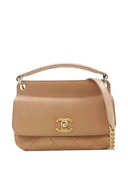 CHANEL Pre-Owned: Коричневая сумка 