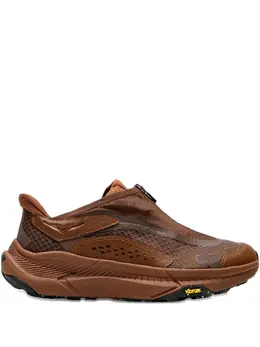 HOKA: Коричневые кроссовки 
