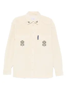 Maison Labiche: Рубашка с растительным принтом 