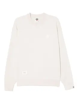 AAPE BY *A BATHING APE®: Бежевый свитшот 