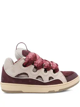 Lanvin: Красные кроссовки  Curb