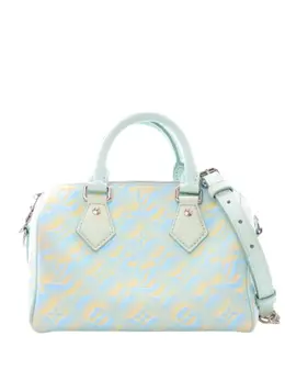 Louis Vuitton Pre-Owned: Голубая сумка 