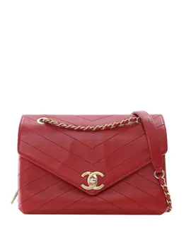 CHANEL Pre-Owned: Красная сумка через плечо 