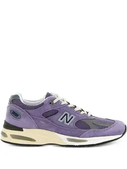 New Balance: Фиолетовые кроссовки 