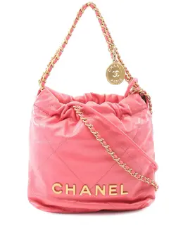 CHANEL Pre-Owned: Блестящая сумка 