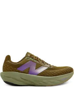 New Balance: Зелёные кроссовки  Fresh Foam