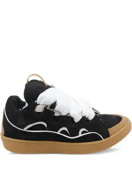 Lanvin: Чёрные кроссовки  Curb