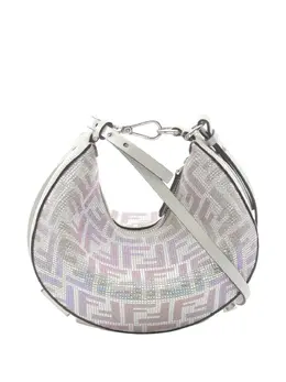 Fendi Pre-Owned: Серебристая сумка 