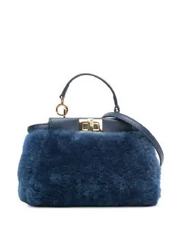 Fendi Pre-Owned: Голубая сумка 
