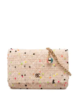 CHANEL Pre-Owned: Коричневый кошелёк 