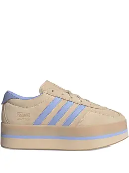 adidas: Бежевые кроссовки  Gazelle