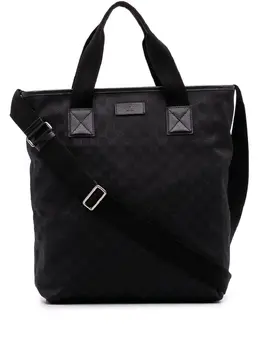 Gucci Pre-Owned: Чёрная сумка-шоппер 