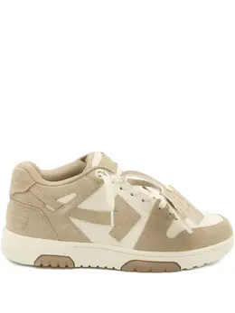 Off-White: Бежевые кроссовки  Out of Office