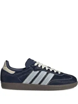 adidas: Голубые кроссовки  Samba