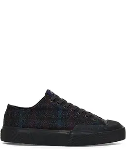 Superga: Чёрные кроссовки 