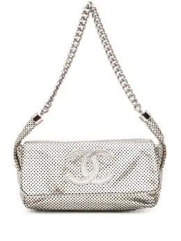 CHANEL Pre-Owned: Серебристая сумка 