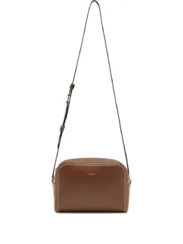 Bally: Коричневая сумка через плечо 