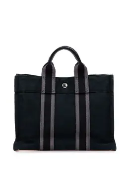 Hermès Pre-Owned: Чёрная сумка-шоппер 