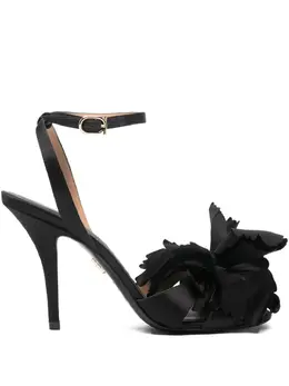 Ferragamo: Чёрные босоножки 
