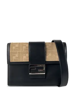 Fendi Pre-Owned: Чёрная сумка через плечо 