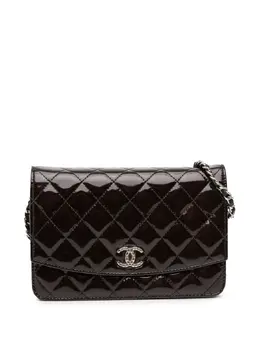 CHANEL Pre-Owned: Чёрный кошелёк 