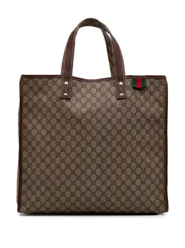 Gucci Pre-Owned: Коричневая сумка-шоппер 