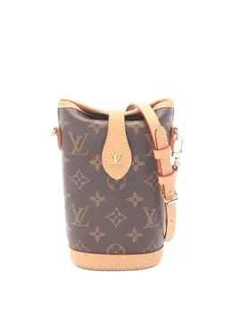 Louis Vuitton Pre-Owned: Коричневая сумка через плечо 