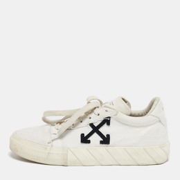 Off-White: Белые кроссовки  Vulcanized