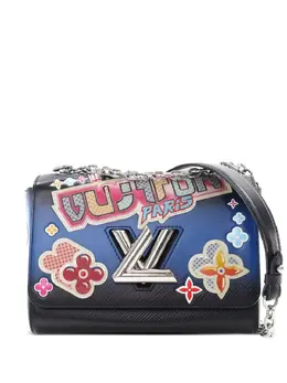 Louis Vuitton Pre-Owned: Чёрная сумка через плечо 