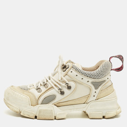 Gucci: Белые кроссовки  Flashtrek
