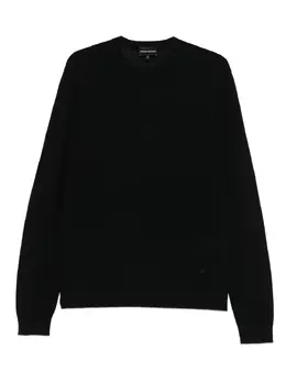 Emporio Armani: Голубой свитер 