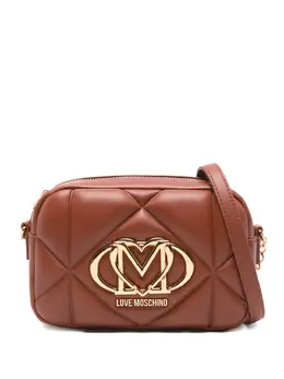 Love Moschino: Коричневая сумка 