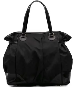 Gucci Pre-Owned: Чёрная сумка-шоппер 