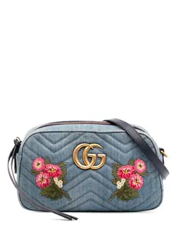 Gucci Pre-Owned: Голубая сумка через плечо 