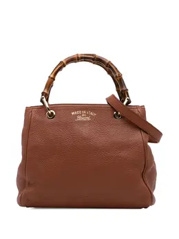 Gucci Pre-Owned: Коричневая сумка-шоппер 