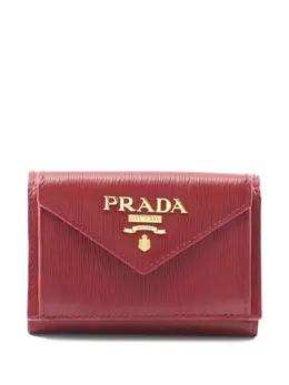 Prada Pre-Owned: Бордовый кошелёк 