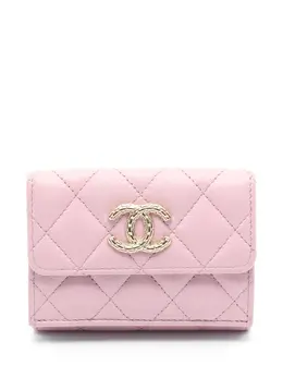 CHANEL Pre-Owned: Розовый кошелёк 