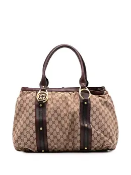 Gucci Pre-Owned: Коричневая сумка-шоппер 