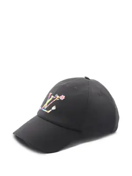 Louis Vuitton Pre-Owned: Чёрная кепка 
