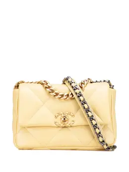 CHANEL Pre-Owned: Жёлтая сумка 