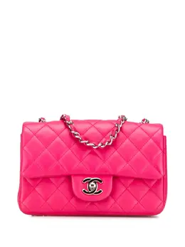 CHANEL Pre-Owned: Розовая сумка через плечо 