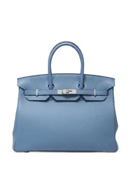 Hermès Pre-Owned: Голубая сумка-шоппер 