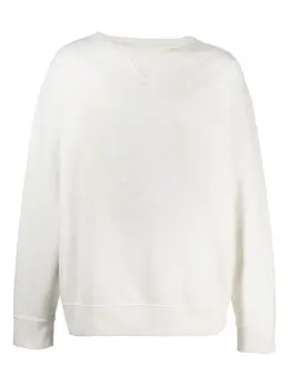 Maison Margiela: Белый свитшот 