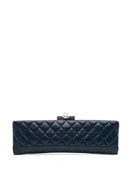 CHANEL Pre-Owned: Голубой клатч 