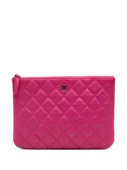 CHANEL Pre-Owned: Розовый клатч 
