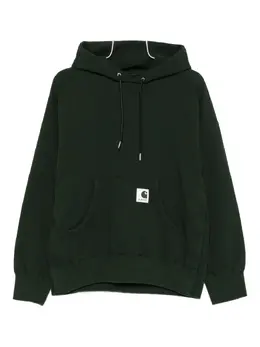 sacai: Зелёная толстовка 