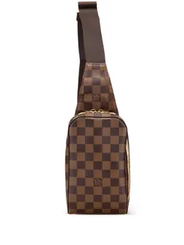 Louis Vuitton Pre-Owned: Коричневая сумка через плечо 