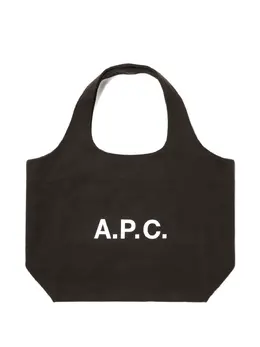 A.P.C.: Сумка-шоппер цвета хаки 
