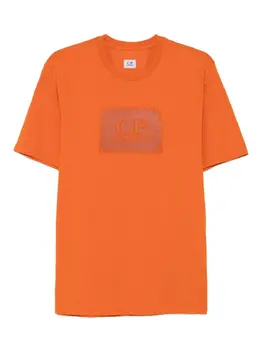 C.P. Company: Оранжевая футболка 