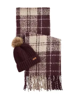 Barbour: Фиолетовая шапка 